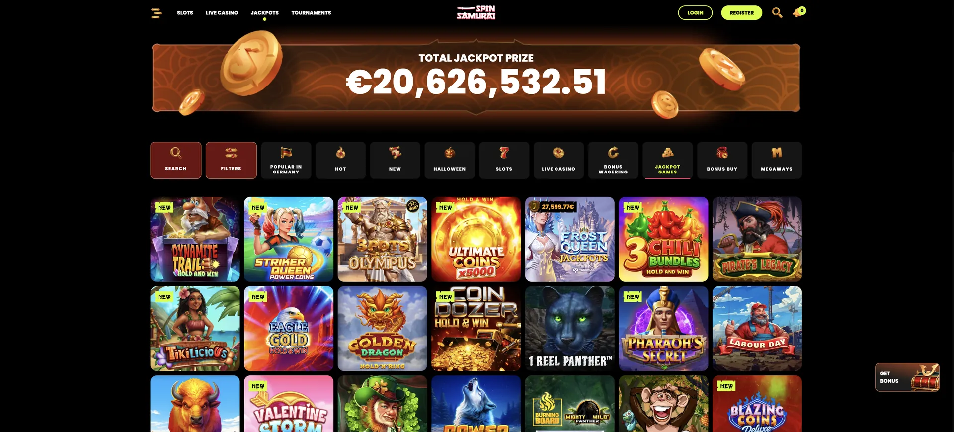 Spinsamurai Casino Withdrawal: Jackpots
