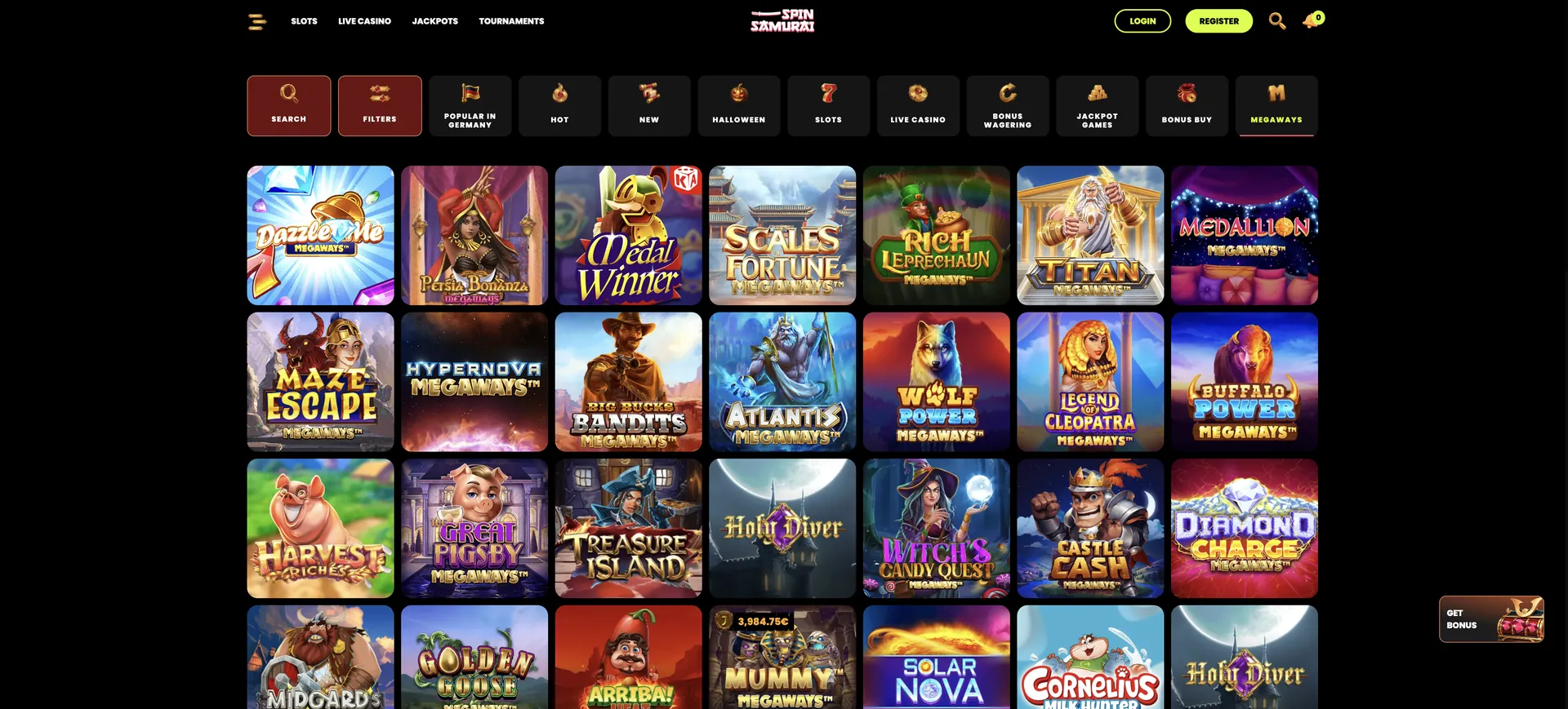 Megaways Spinsamurai Live Casino: Megaways