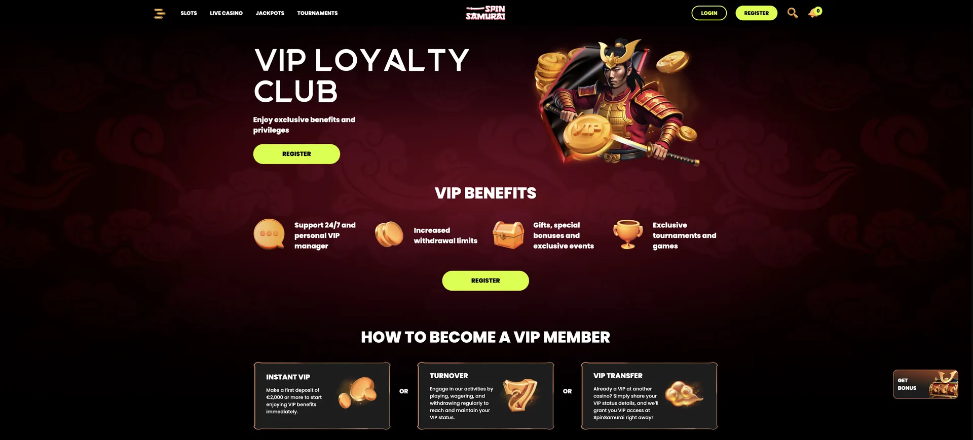 Spinsamurai Casino Withdrawal: Vip